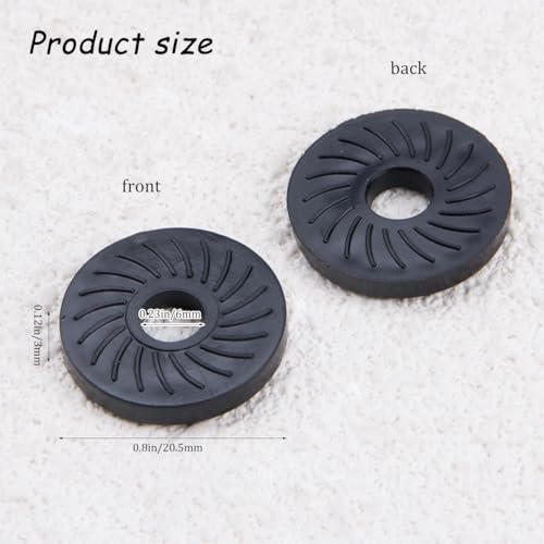 ZORZA 5Sets 1/4" Aluminum Thumb Nut and Anti-Slip Rubber Washers Set Universal Thumb Wheel Lock Nut Adapter for Secure Camera Mounting to Tripod