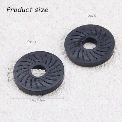 ZORZA 5Sets 1/4" Aluminum Thumb Nut and Anti-Slip Rubber Washers Set Universal Thumb Wheel Lock Nut Adapter for Secure Camera Mounting to Tripod