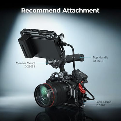 SmallRig Camera Cage for Canon R6 Mark III / R6 Mark II, Formfitting Video Making Rig, HawkLock Dual NATO Rails, Quick Release Plate for Arca, Compatible with DJI RS 3 / RS 3 Pro/RS 4 / RS 4 Pro-5954 - style: Cage