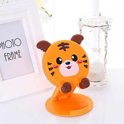 Lurrose Adjustable Folding Phone Stand 2-Pack - Compact Desktop Phone Holder with Silicone Grip for Stable Support Ideal for Home Office and Live Streaming