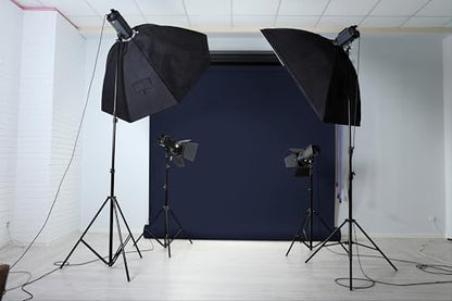 Denny Manufacturing - Seamless Paper Backdrop for Photography, Blue Seamless Paper Roll - Cobalt Blue (86 in x 36 ft) Includes Free Roll Black Gaffer Tape (2 in x 13 ft) - color: Cobalt Blue, size: 86 in x 36 ft