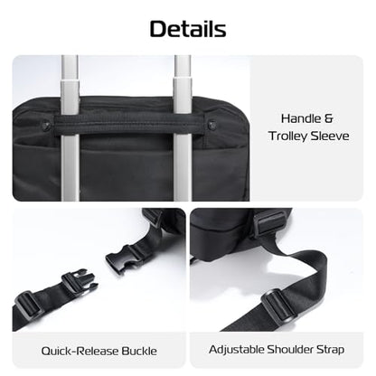 ULANZI Camera Sling Bag, Water-Resistant Camera Case with Tripod Holder, DSLR/SLR/Mirrorless Camera Bags Crossbody for photographers - Black - size: 10L