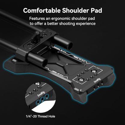 SMALLRIG Universal Basic Camera Shoulder Mount Kit for DSLR, Mirrorless, and Small Camera Shoulder Rig - 2896 - style: Basic