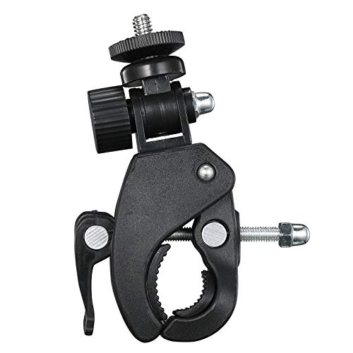Camera Super Clamp with 1/4"- 20 Threaded Head Compatible for LCD Monitor,DSLR Cameras,DV,Flash Light,Studio Backdrop,Bike, Microphone Stands, Music Stands,Tripod, Motorcycle,Rod Bar