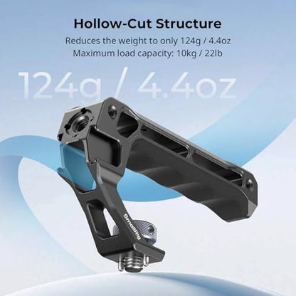 SMALLRIG Top Handle with Monitor Mount Kit, with 3/8"-16 Locating Holes for ARRI, 5 Built-in Cold Shoe, 360° Swivel and 180° Tilt Adjustable Monitor Holder with Thumbscrew, Anti-Twist Design - 5322