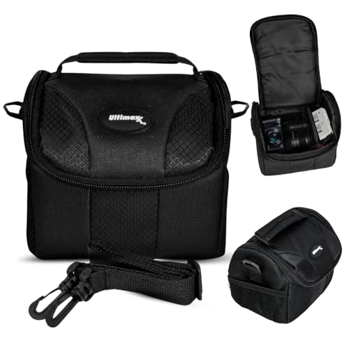 Ultimaxx Small Carrying Case/Gadget Bag for Sony, Nikon, Canon, Olympus, Fuji, Pentax, Panasonic, Samsung,Leica, Kodak & Many More Cameras & Camcorders - size: Small