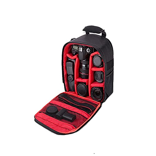 Waterproof SLR/DSLR Camera Backpack Shoulder Bag Travel Case For Canon Nikon Sony Digital Lens Medium - color: Black, size: Medium