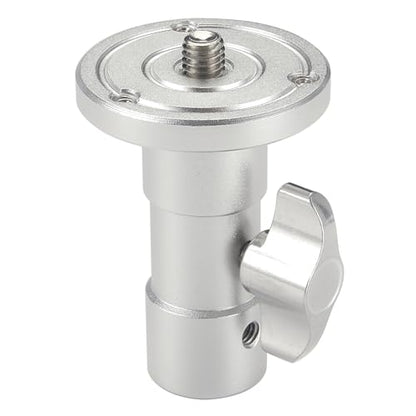 PHOCUS Baby Ball Head Adapter (5/8" Stud to 3/8" Thread), C Stand Camera Mount Adapter for Tripod Head on Photography Light Stand with Baby Pin or Junior Receiver
