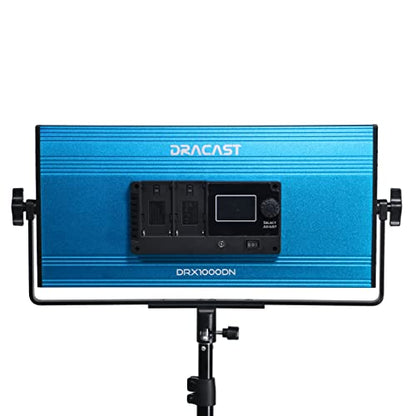 Dracast X Series LED1000 Daylight LED Video Light Panel with Dual NP-F Battery Plate
