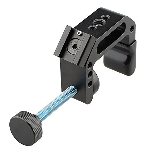 CAMVATE C-Clamp Desktop Mount Holder Stand Articulated with Cold Hot Shoe Mount - 1154