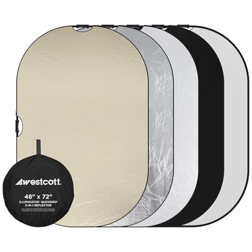 Westcott Illumintor QuickGrip 5-in-1 Reflectors (48" x 72" (121.9 x 182.9 cm)) - size: 48" x 72" (121.9 x 182.9 cm)