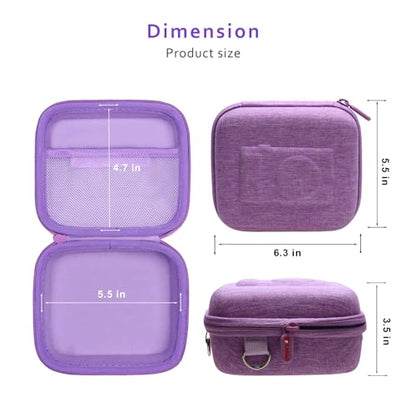 XANAD Hard Case for Sony a6400/a6700/a6100/a6000/a5000/a5100/ZV-E10/ZVE10 II or Fujifilm X100VI / X100V Digital Camera (Purple) - color: Purple