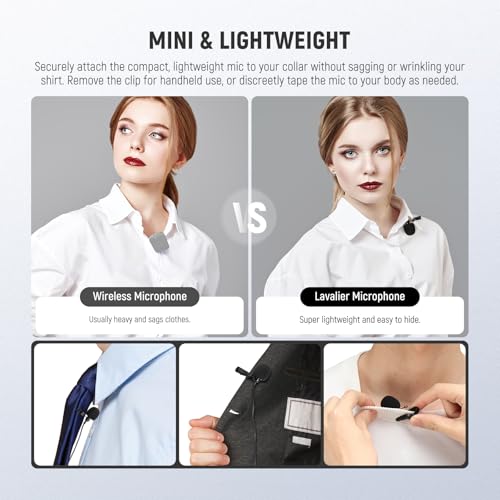 Neewer USB A Lapel Microphone, Plug & Play Mini Omnidirectional Clip On Lavalier Mic 2m Cable for USB 2.0 Mac Windows PC Laptop Computer YouTube Skype Podcast Gaming Vlog Video Conferencing, LM1 - style: 1 Pack w/USB A Plug