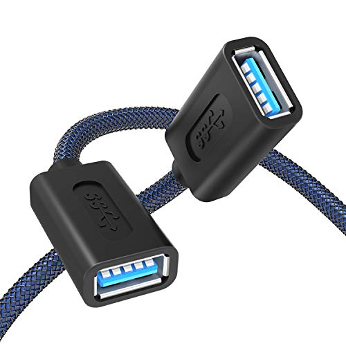 ANDTOBO USB 3.0 Female to Female Extension Cable USB 3.0 Type A Coupler Cord,Navy- 3.3Ft - color: USB 3.0 Female to Female -3.3FT