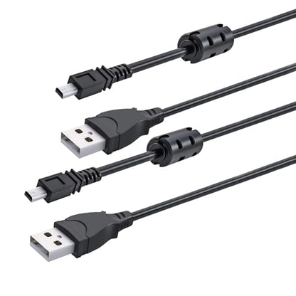 2 Pack Replacement USB Camera Data Cord for Fujifilm X10, X20, XF1, FinePix S4500 S4200 JX650 JX660 JX675 JX680 AX385 AX500 AX510 AX550 J100 J26 J27 J28 J29 J30 J32 J35 Charger Charging Cable & More - style: 2 Pack