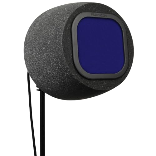 SoundBox 7A Top Address Vocal Recording Isolation Booth | Microphone Shield, Pop Filter Studio-Quality Sound for Singing, Podcasting, Acoustic High-Density Foam, SM57, SM58 (Royal Blue Pop Filter) - color: Royal Blue Pop Filter