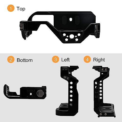 EOS R7 Camera Cage, EOS R7 Cage for Canon EOS R7 Camera Case Camera Rig Cold Shoe