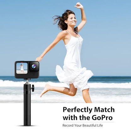 Webcam Tripod, EMEET Professional Webcam Mini Tripod, Adjustable Heights with 360° Swivel Head, Portable&Lightweight, Stable Use, Universal Compatible for Most Webcams/Phones/GoPros/Mirrorless Cameras