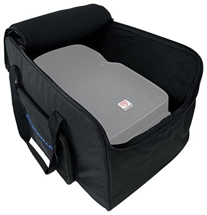 Rockville TB10 V2 Padded Speaker Bag for 10" DJ PA Speakers & Stand | Stand Holder, Interior Buckle Straps, Thick Foam Padding, Water Resistant, Dual YKK Zippers, Dual Handles - style: 10 - Inches