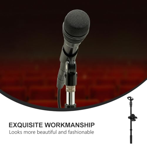 Adjustable 16.53" Metal Mic Boom Arm Clamp – 360° Rotatable Desk Mount for Studio Recording, Podcast & Streaming