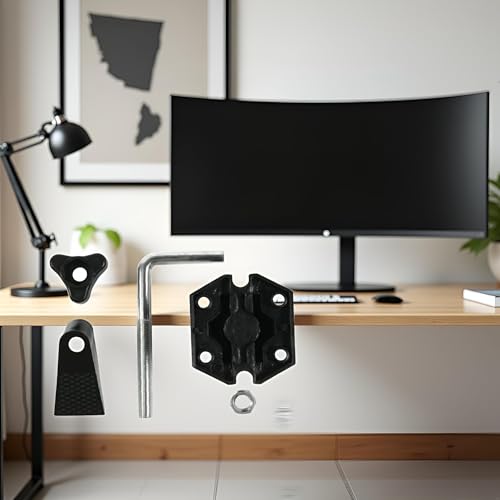 Bracket Clamp Accessories Holder Fit for Mic Clamps Fixed Metal Desk Lamp Clip Fittings Screw Camera Flash Mount Clamp Bracket Monitor Magic Socket Arm Clamp, Computer Monitor Accessories 1 Set