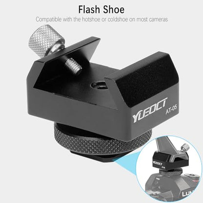 Metal Telescope Finderscope Mount Adapter Finder Scope Base Dovetail Bracket with 1/4" Threaded Hole for Video DSLR Mirrorless Camera Flash Hotshoe Coldshoe Hot Cold Shoe Sky Astrophotography