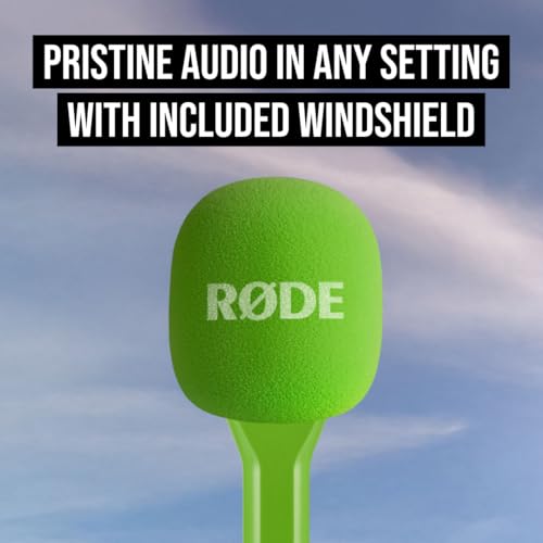 RØDE Interview GO Handheld Adaptor for RØDE Wireless Microphones (Green) - color: Green