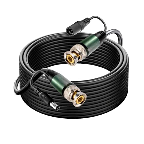 1Pack 150ft bnc Video Power Cable, All-in-One Siamese Video and Power Security Camera CableSecurity Camera Cable Wire Cord for CCTV dvr Surveillance System - size: 150FT, style: 1Pack