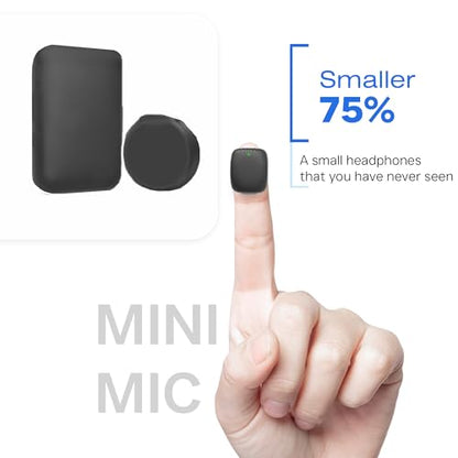 Wireless Lavalier Microphone Noise Cancelling for Android iPhone 15H Battery Life with Charging Case Lapel Micphone Wireless for Video Recording Podcast - size: Lingtning