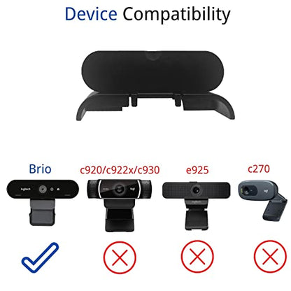 Webcam Cover Compatible with Logitech Brio 4K Webcam, Camera Lens Privacy Webcam Covers for Logi Brio hd 4K Pro