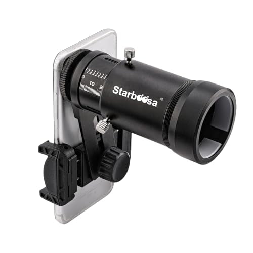 Extendable Scope Phone Adapter with Adjustable Eye Relief | Universal phone adapter; stable alignment; wide compatibility - size: Telescopic Adapter - 33~46mm L