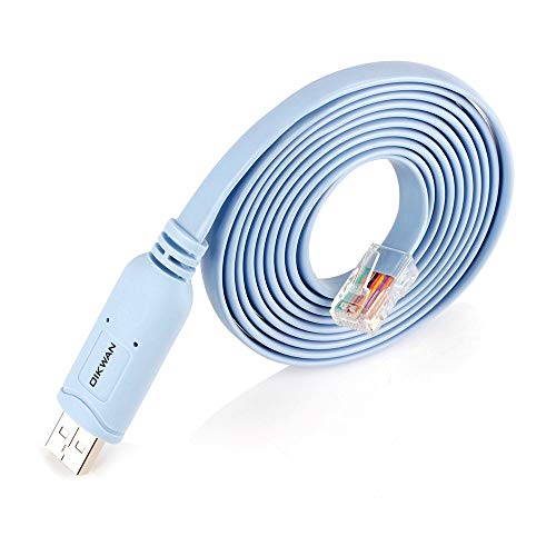 USB Console Cable,USB to RJ45 Console Cable for Cisco Routers/AP Router/Switch Windows, Mac, Linux(1.8m,50pack) - size: 6 ft 50 Pack