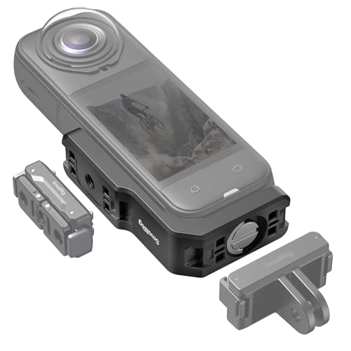 SMALLRIG Vertical-Horizontal Mount Support for Insta360 X5 / X4 Air / X4 / X3, Vertical Bracket Quick Release Mount with 1/4''-20 Thread - 5824 - style: Vertical Bracket