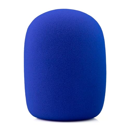 LEFXMOPHY Blue Pop Filter for MAONO PD400X Microphone Windscreen, Mic Wind Screen Foam Cover - color: Blue