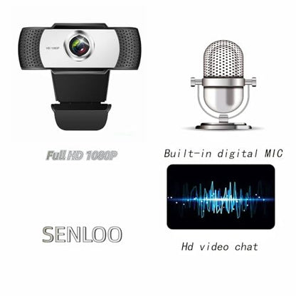 1080P HD Webcam for PC - Computer Camera for Desktop - PC Camera Web Cam with Noise-Cancelling Mic, Wide Angle, USB Plug & Play for Video Conferencing, Streaming, Zoom/Skype/YouTube/Laptop