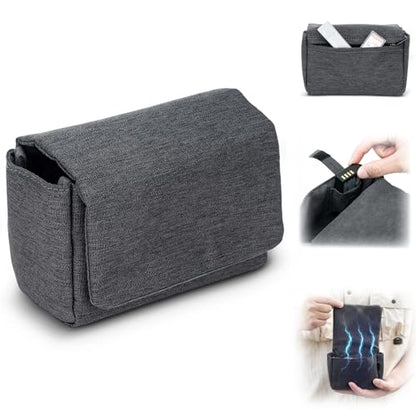 Fuji X100VI Case, Camera Travel Pouch for Fuji X-E5 XE5 X100VI X100V X100F X100S, Protective Carrying Case for Canon PowerShot V1 Compact Camera Battery Accessories Storage Bag with Magnetic Closure