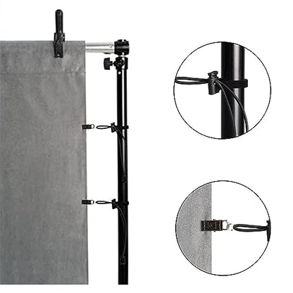 Background Backdrop Clips Clamps Holder for Photo Video Studio,12 Pack,Black - size: 12 pcs