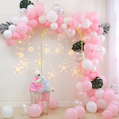 6 FT Metal Arch Backdrop Stand, Wedding Arch Frame for Parties, Birthday, Baby Shower, Graduation, Wedding, Bridal Shower, Arch Decoration of Garden, Floral, Balloon - size: 6FT-N