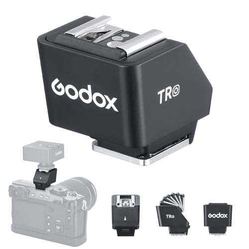 Godox TR-O TTL Hot Shoe Riser for Olympus Camera, Hot Shoe Extender for Godox iT30Pro-O iT20-O iT22-O iM30 iM20 iM22 Mini Flash, 0-90° Tilt Adjustment, Raises Flash 30mm Height, Reduce Lens Shadow - size: TR-O