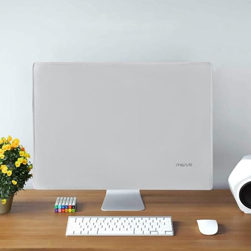MOSISO Monitor Dust Cover 26, 27, 28, 29 inch Anti-Static Dustproof LCD/LED/HD Panel Case Computer Screen Protective Sleeve Compatible with iMac 27 inch, 26-29 inch PC, Desktop and TV, Gray - color: Gray, size: 26-29 inch
