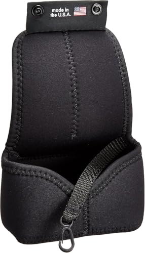 OP/TECH USA Soft Pouch – Compact digital camera case, lightweight accessories pouch, sleek neoprene sleeve for DSLR, perfect for backpacks & travel – durable protection in style D-Compact | Black - color: Black, style: D-compact