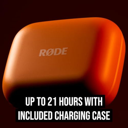 RØDE Wireless Micro - Compact Wireless Microphone, Two Mics with Charge Case for Smartphone Content Creation - USB-C, Orange - color: USB-C Orange