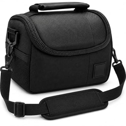 eCostConnection Small Padded Camera Bag with Shoulder Strap – Compact DSLR & Mirrorless Camera Carrying Case, Lightweight Protective Crossbody Case - style: A)small