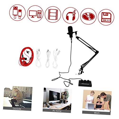 BESPORTBLE 11 Pcs Kit with Bracket Professional Webcast Equipment for Mobile and Computer Streaming Sound for Recording Use