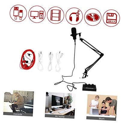 BESPORTBLE 11 Pcs Kit with Bracket Professional Webcast Equipment for Mobile and Computer Streaming Sound for Recording Use