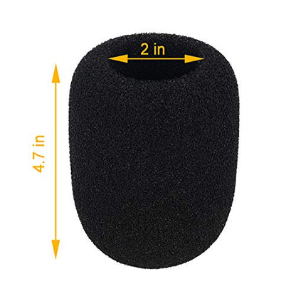 WS2 Microphone Pop Filter/Windscreen Compatible with Rode NT1-A, Procaster, podcaster, NT2-A,K2, NT1000, NT2000and Broadcaster Microphones by SUNMON - size: Rode NT