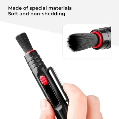 K&F CONCEPT Professional Lens Cleaning Pen*3 with Soft Brush, Carbon Head Lens Cleaning Pen Compatible with Canon, Nikon, Pentax, Sony Digital Camera Cleaning,AR VR Glasses Cleaning