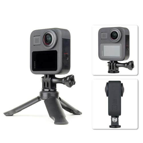 GEPULY 6PCS Mini Tripod Mount Adapter, Anti-Rust 316 Stainless Steel, 1/4-20 Thumbscrew for GoPro 13/12/11/10/9, DJI OSMO AKASO Insta360 Action Camera Tripod Selfie Stick Monopod DSLR