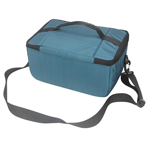 Koolertron Dslr Camera Insert Bag Purse Universal Liner Lens Pouch Partition Protective Cover Waterproof Sleeve for Cannon/Nikon/Sony (Blue) - color: Blue