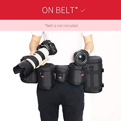 Lens Case Lens Pouch Bag Waterproof Shockproof for DSLR Camera Lens for Camera Lens - size: BL-0003